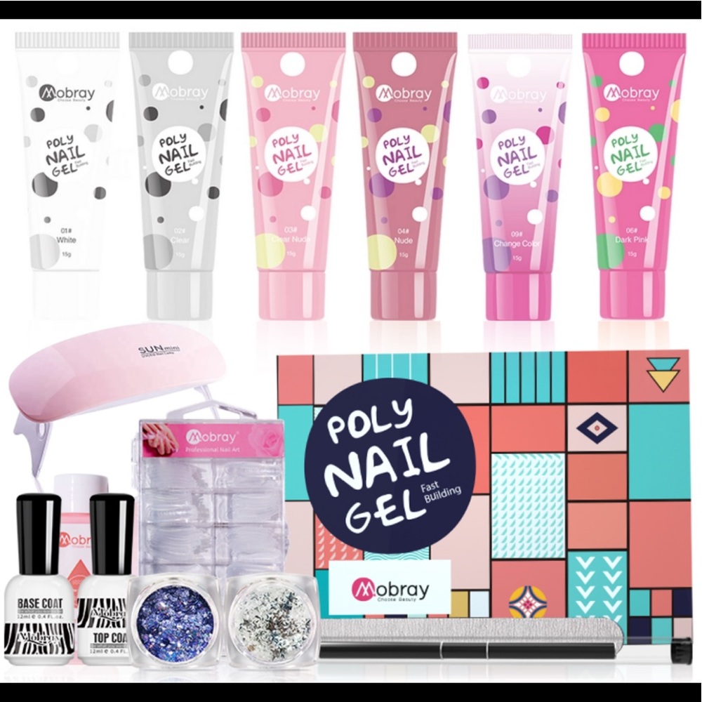 Premium Poly Gel Nail Art Kit - 1